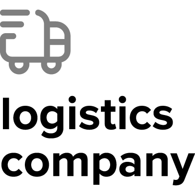 Anonymous logistics company logo